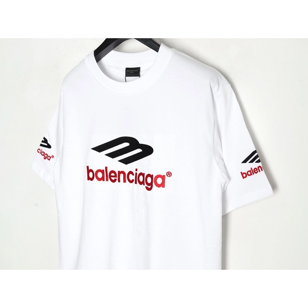 Balenciaga 3M Embroidered Letter Washed ShortSleeve TShirt,Balenciaga T Shirt,Tshirt,APPAREL