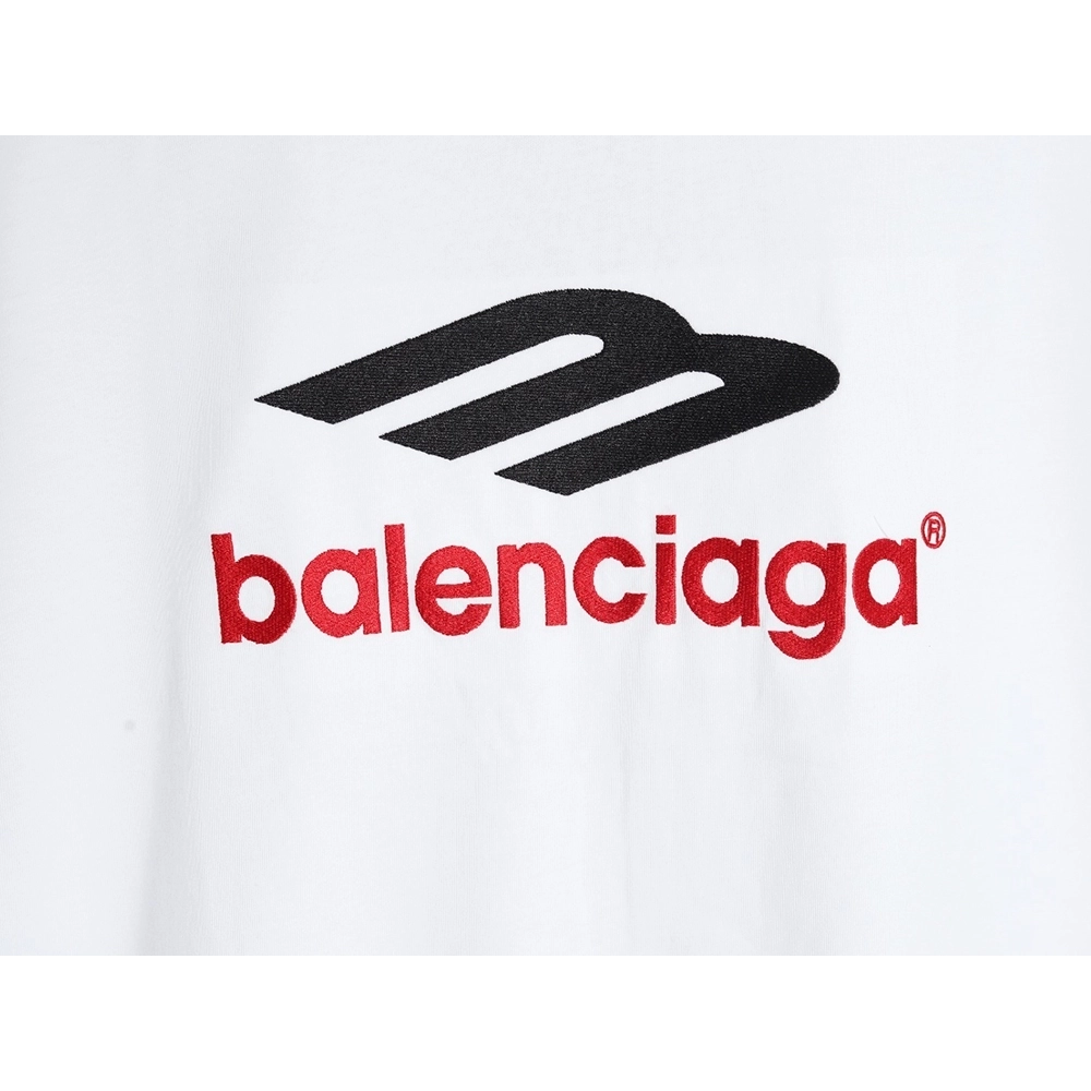 Balenciaga 3M Embroidered Letter Washed ShortSleeve TShirt,Balenciaga T Shirt,Tshirt,APPAREL