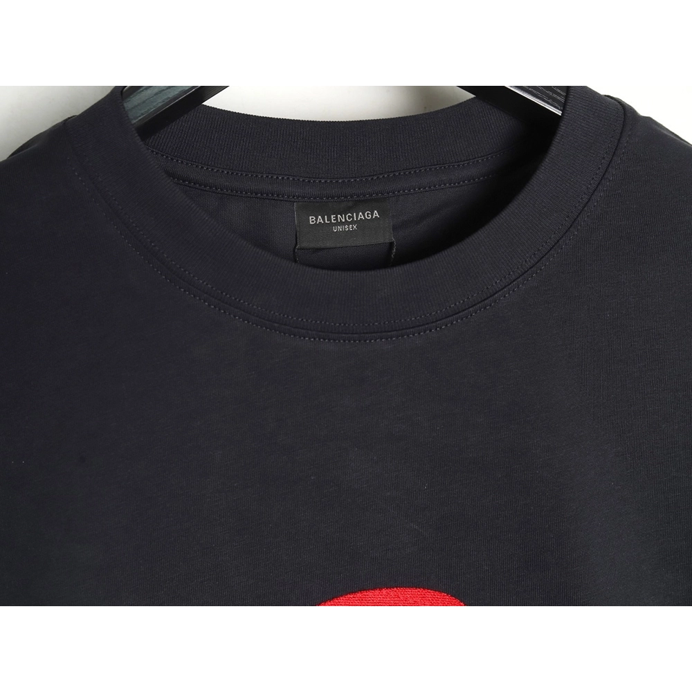 Balenciaga 3M Embroidered Letter Washed ShortSleeve TShirt,Balenciaga T Shirt,Tshirt,APPAREL