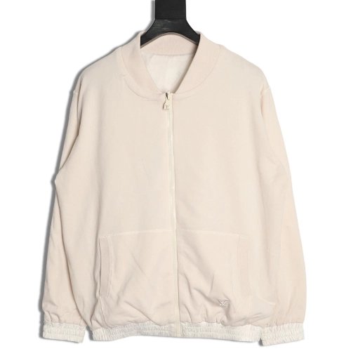 Louis Vuitton Tricolor Monogram Reversible Bomber Jacket,Louis Vuitton Jacket,Jacket,APPAREL