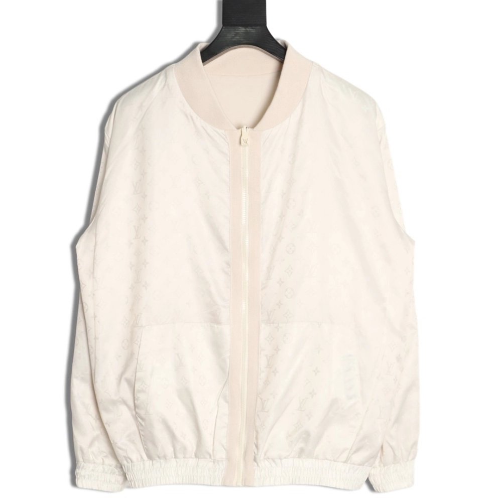 Louis Vuitton Tricolor Monogram Reversible Bomber Jacket,Louis Vuitton Jacket,Jacket,APPAREL