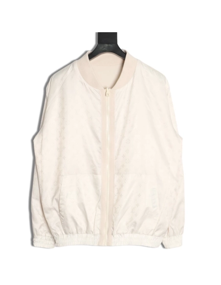 Louis Vuitton Tricolor Monogram Reversible Bomber Jacket,Louis Vuitton Jacket,Jacket,APPAREL