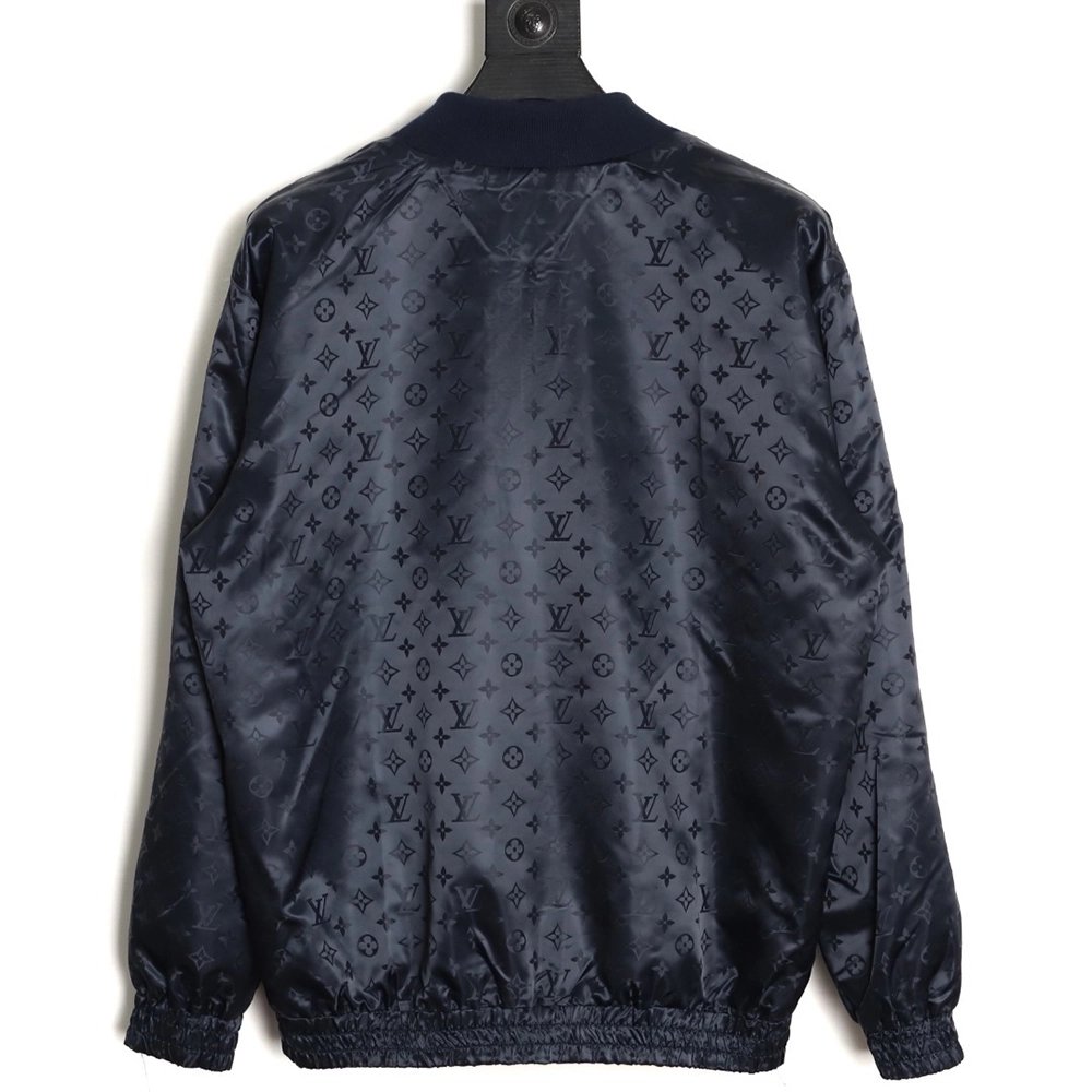 Louis Vuitton Tricolor Monogram Reversible Bomber Jacket,Louis Vuitton Jacket,Jacket,APPAREL