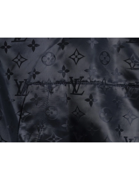 Louis Vuitton Tricolor Monogram Reversible Bomber Jacket,Louis Vuitton Jacket,Jacket,APPAREL