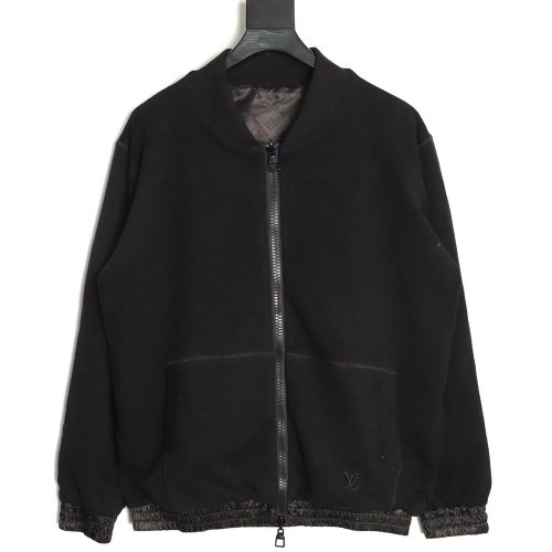 Louis Vuitton Tricolor Monogram Reversible Bomber Jacket,Louis Vuitton Jacket,Jacket,APPAREL
