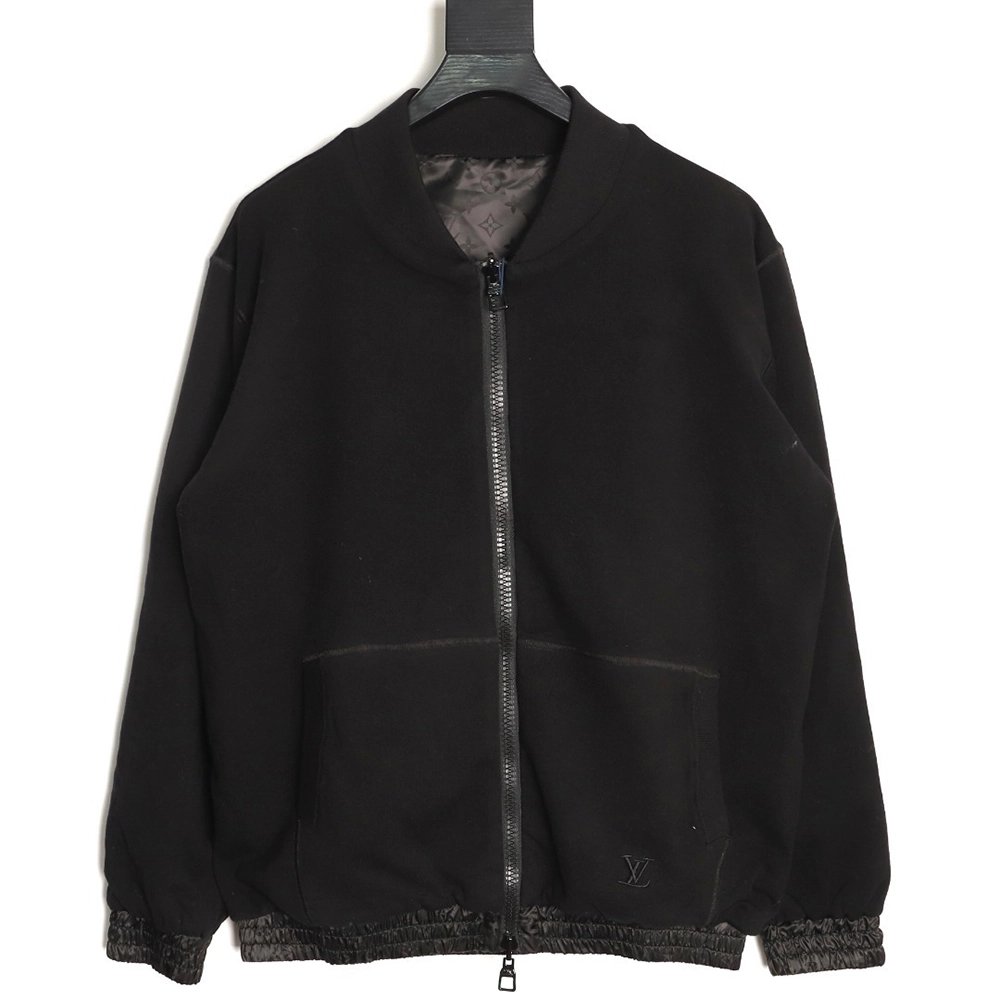 Louis Vuitton Tricolor Monogram Reversible Bomber Jacket,Louis Vuitton Jacket,Jacket,APPAREL
