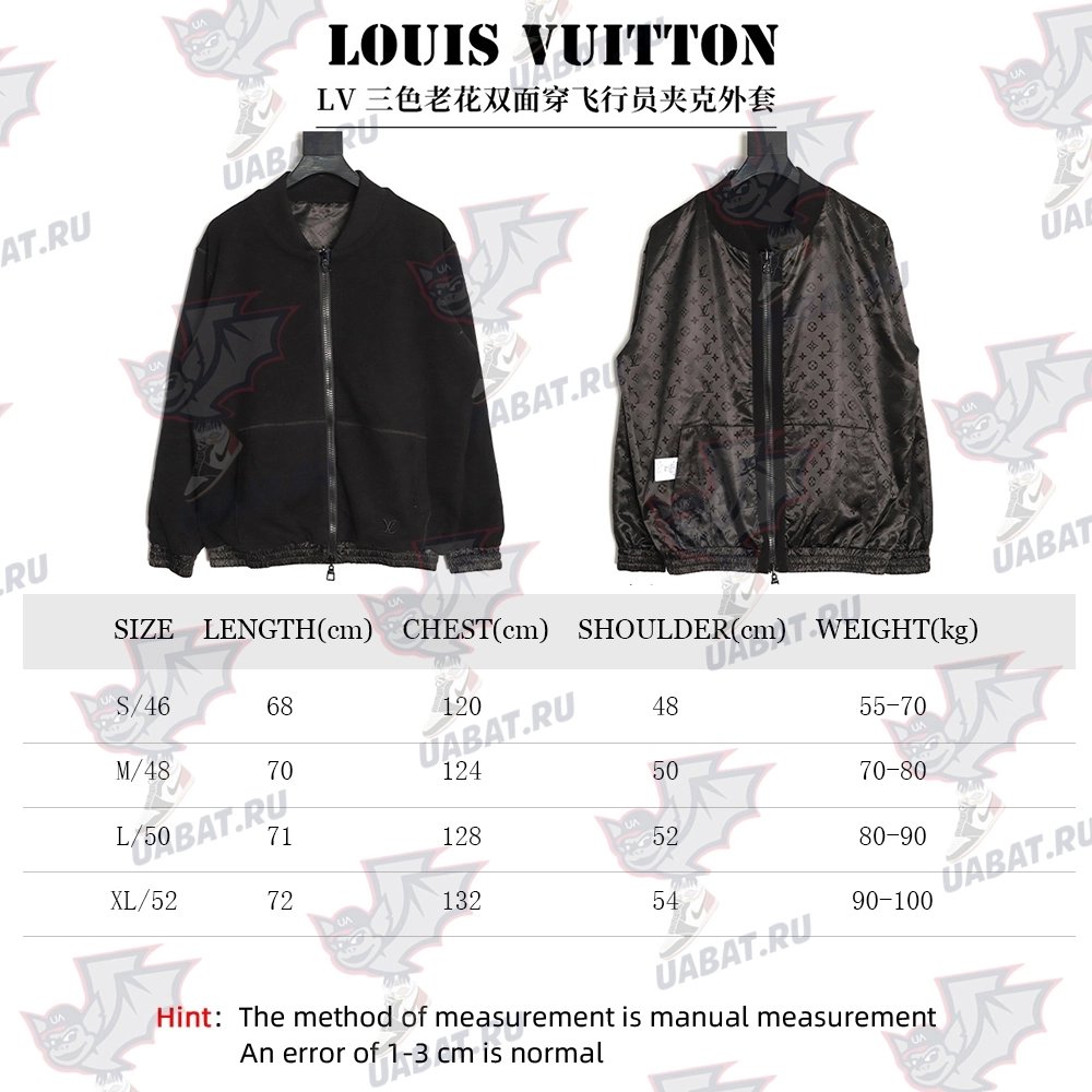Louis Vuitton Tricolor Monogram Reversible Bomber Jacket,Louis Vuitton Jacket,Jacket,APPAREL