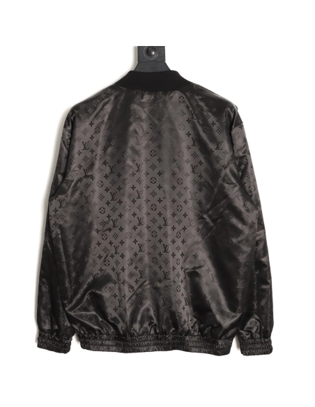 Louis Vuitton Tricolor Monogram Reversible Bomber Jacket,Louis Vuitton Jacket,Jacket,APPAREL