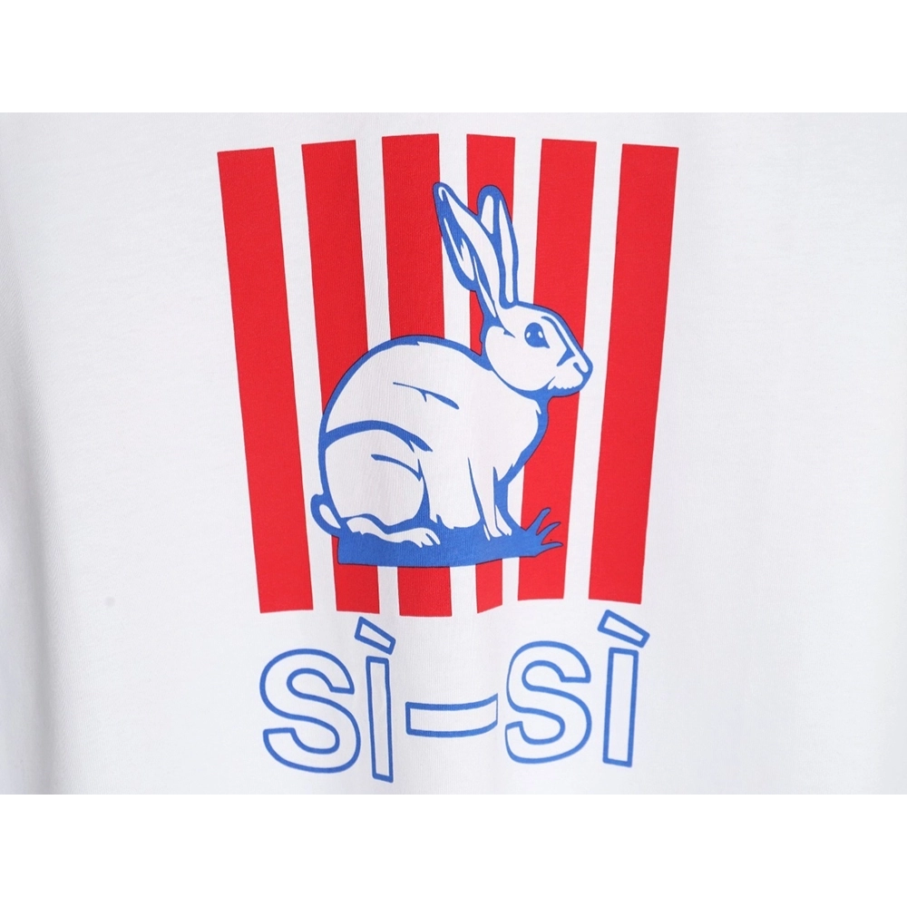 Bottega Veneta Rabbit Print ShortSleeve,Bottega Veneta T Shirt,Tshirt,APPAREL