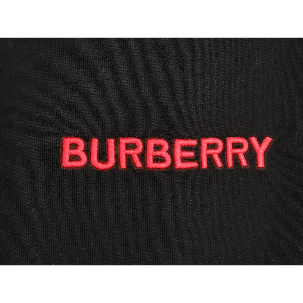 Burberry check collar embroidered logo shortsleeved shirt,Burberry Shirt,Shirt,APPAREL