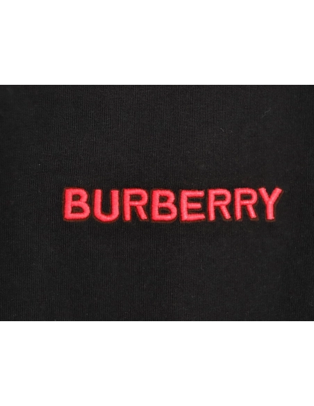 Burberry check collar embroidered logo shortsleeved shirt,Burberry Shirt,Shirt,APPAREL