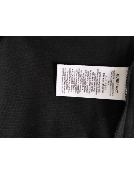 Burberry check collar embroidered logo shortsleeved shirt,Burberry Shirt,Shirt,APPAREL