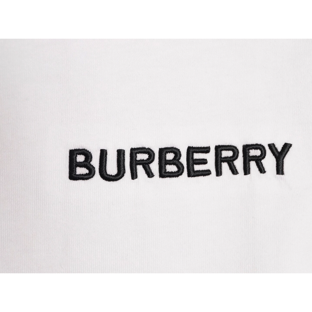 Burberry check collar embroidered logo shortsleeved shirt,Burberry Shirt,Shirt,APPAREL