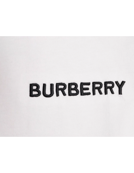 Burberry check collar embroidered logo shortsleeved shirt,Burberry Shirt,Shirt,APPAREL