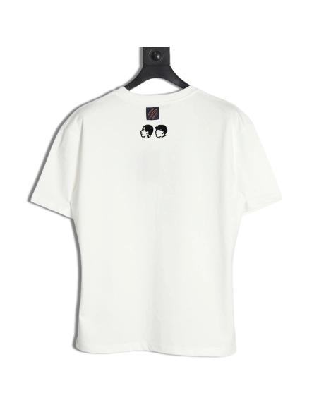 Louis Vuitton Heart Flocked Print ShortSleeve,Louis Vuitton T Shirt,Tshirt,APPAREL