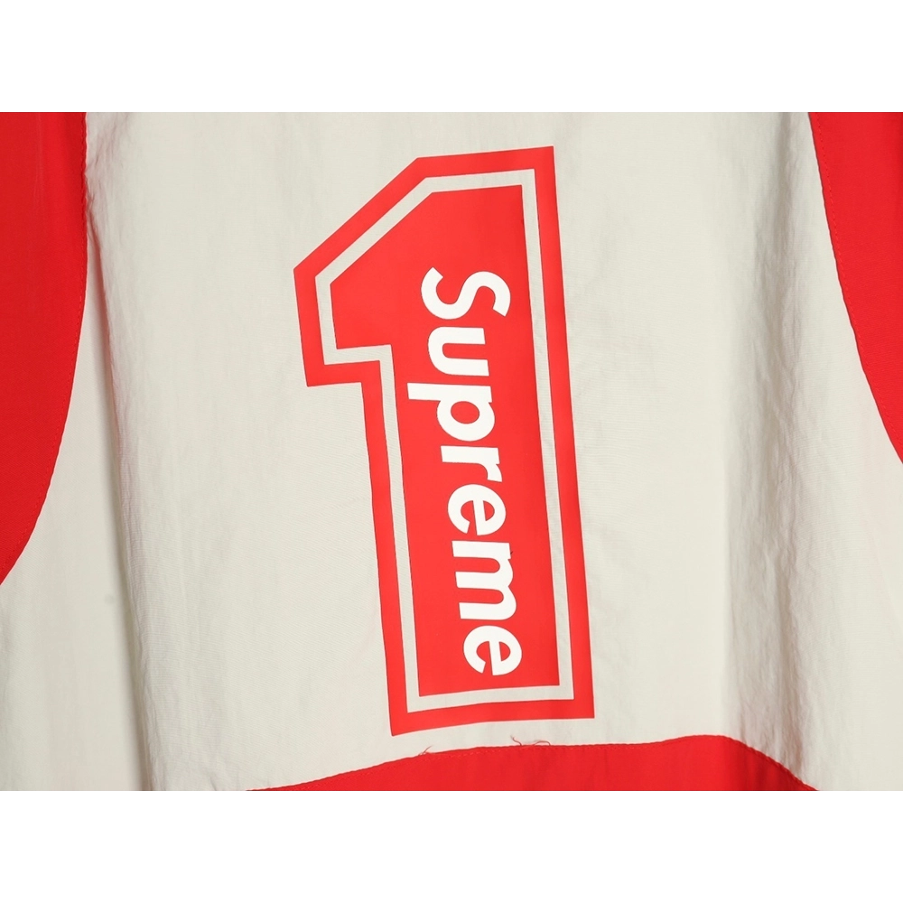Supreme Ducati Collaboration LogoPrint ColorBlock Track Jacket,Supreme Jacket,Jacket,APPAREL