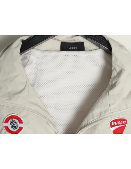 Supreme Ducati Collaboration LogoPrint ColorBlock Track Jacket,Supreme Jacket,Jacket,APPAREL