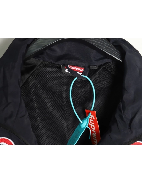 Supreme Ducati Collaboration LogoPrint ColorBlock Track Jacket,Supreme Jacket,Jacket,APPAREL