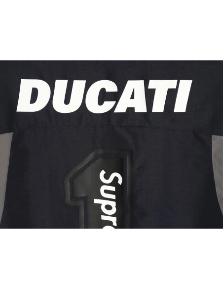 Supreme Ducati Collaboration LogoPrint ColorBlock Track Jacket,Supreme Jacket,Jacket,APPAREL