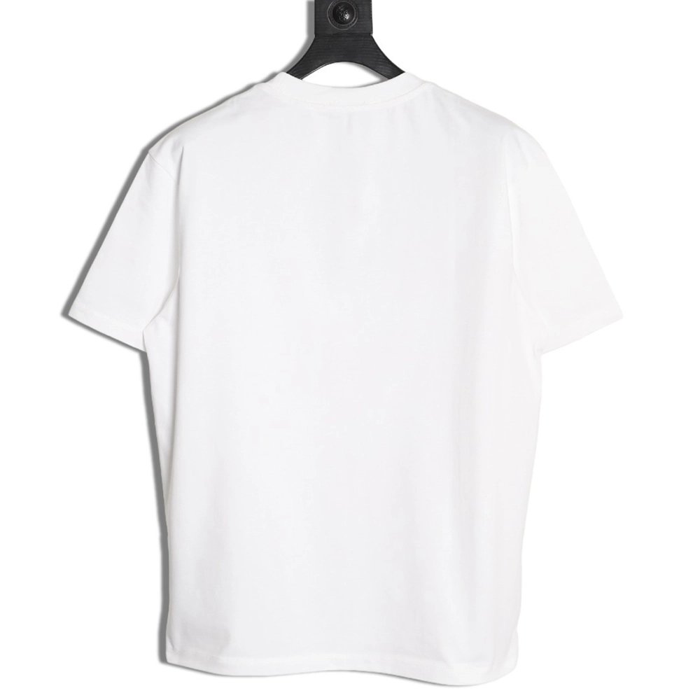 Dior Chest Distressed Logo Print ShortSleeve TShirt,Dior T Shirt,Tshirt,APPAREL