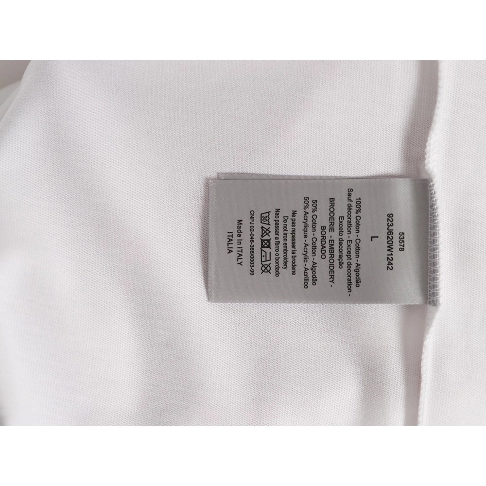 Dior Chest Distressed Logo Print ShortSleeve TShirt,Dior T Shirt,Tshirt,APPAREL