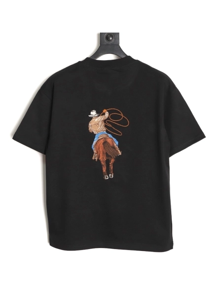 Louis Vuitton Western Cowboy Embroidered ShortSleeve TShirt,Louis Vuitton T Shirt,Tshirt,APPAREL