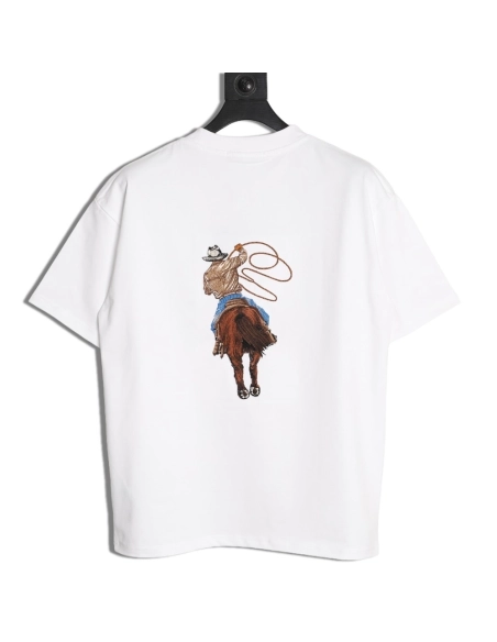 Louis Vuitton Western Cowboy Embroidered ShortSleeve TShirt,Louis Vuitton T Shirt,Tshirt,APPAREL