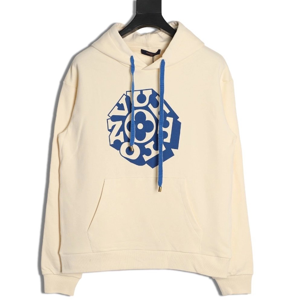Louis Vuitton 3D Floral Letter Print Hoodie,Louis Vuitton Hoodie,Hoodie,APPAREL
