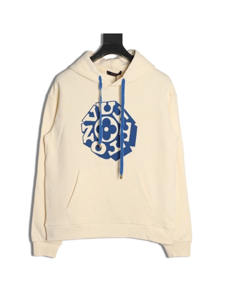 Louis Vuitton 3D Floral Letter Print Hoodie,Louis Vuitton Hoodie,Hoodie,APPAREL
