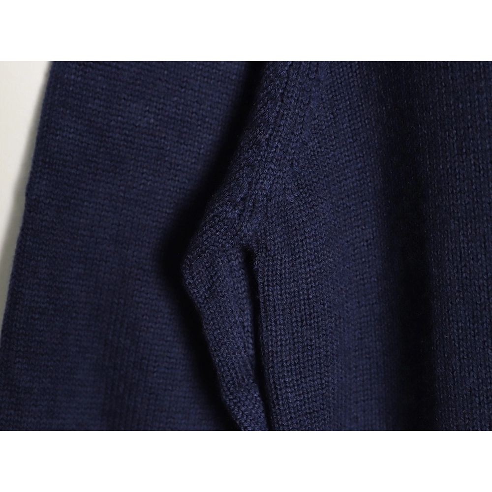 Burberry equestrian logo embroidered crew neck sweater,Burberry Sweatshirt,Sweatshirt,APPAREL