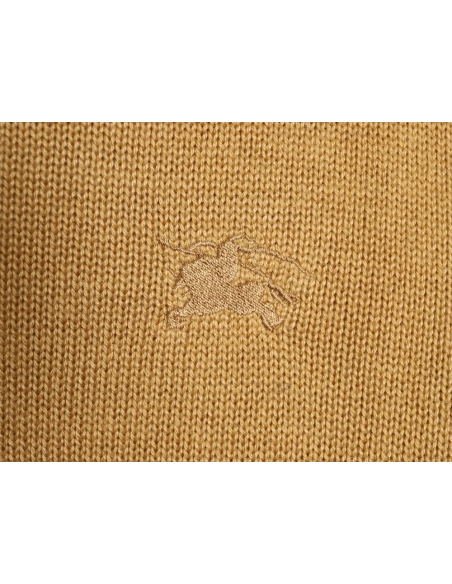 Burberry equestrian logo embroidered crew neck sweater,Burberry Sweatshirt,Sweatshirt,APPAREL