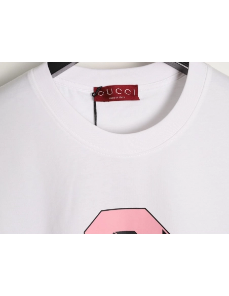 Gucci 1921 LetterPrint Logo ShortSleeve TShirt,Gucci T Shirt,Tshirt,APPAREL