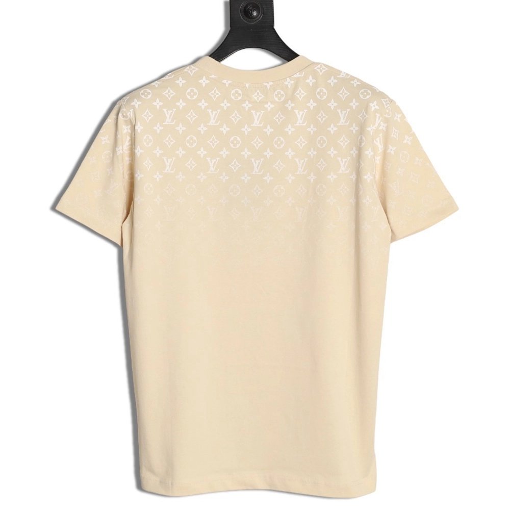 Louis Vuitton Classic Monogram Gradient Print ShortSleeve Top,Louis Vuitton T Shirt,Tshirt,APPAREL