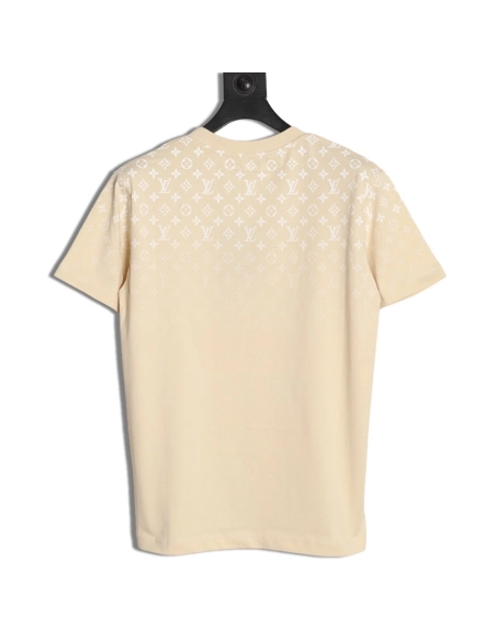 Louis Vuitton Classic Monogram Gradient Print ShortSleeve Top,Louis Vuitton T Shirt,Tshirt,APPAREL