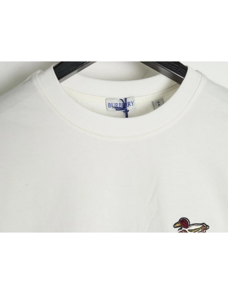 Burberry duck embroidered shortsleeved shirt,Burberry Shirt,Shirt,APPAREL