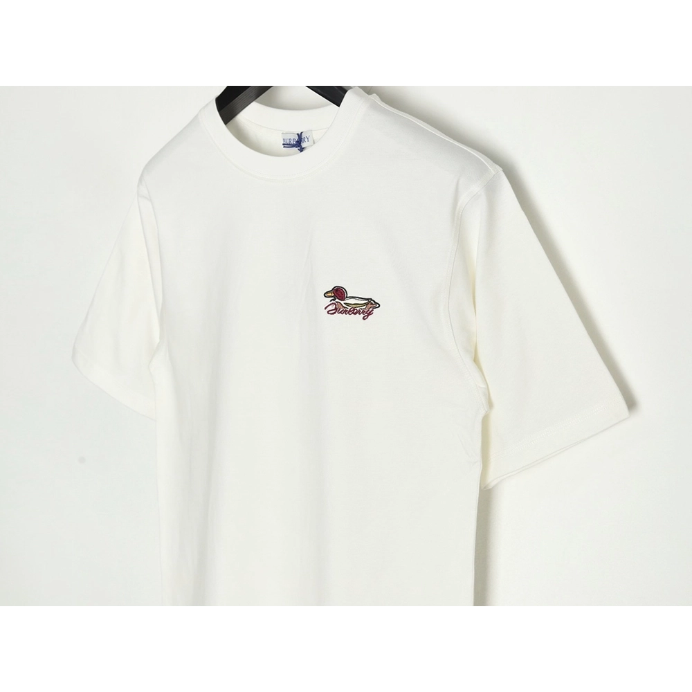 Burberry duck embroidered shortsleeved shirt,Burberry Shirt,Shirt,APPAREL