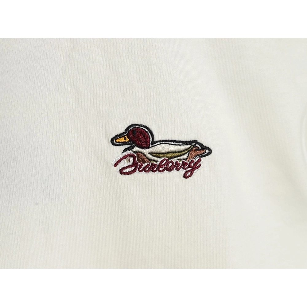 Burberry duck embroidered shortsleeved shirt,Burberry Shirt,Shirt,APPAREL