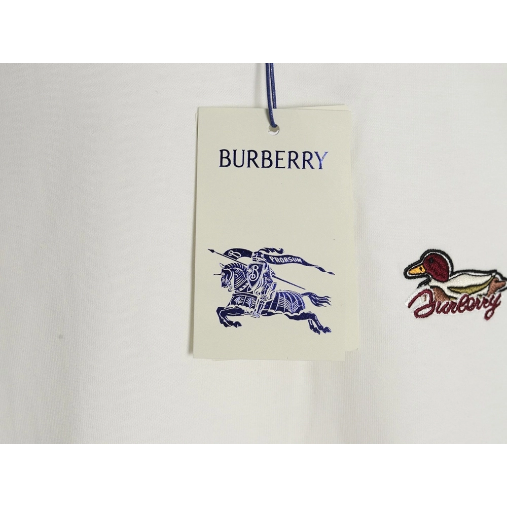 Burberry duck embroidered shortsleeved shirt,Burberry Shirt,Shirt,APPAREL