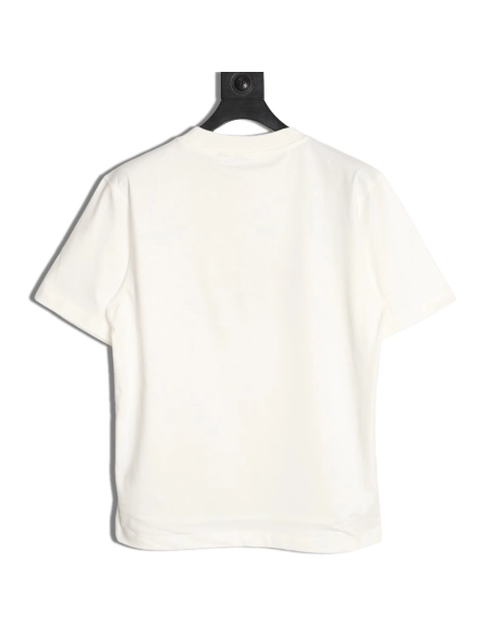 Burberry flocked warhorse embroidered knight shortsleeved Tshirt,Burberry T Shirt,Tshirt,APPAREL