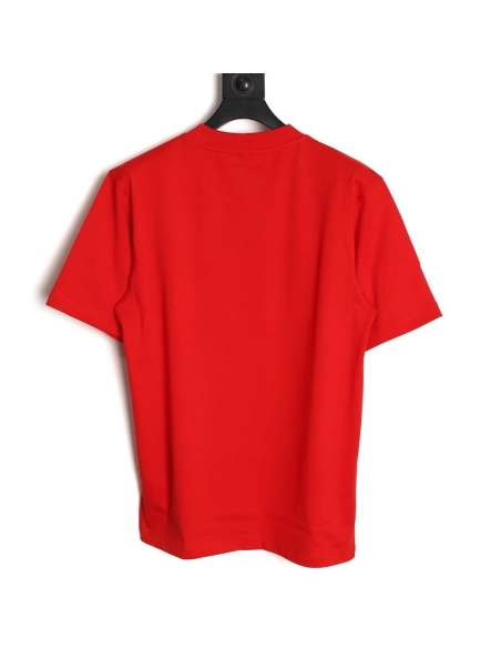 Burberry flocked warhorse embroidered knight shortsleeved Tshirt,Burberry T Shirt,Tshirt,APPAREL