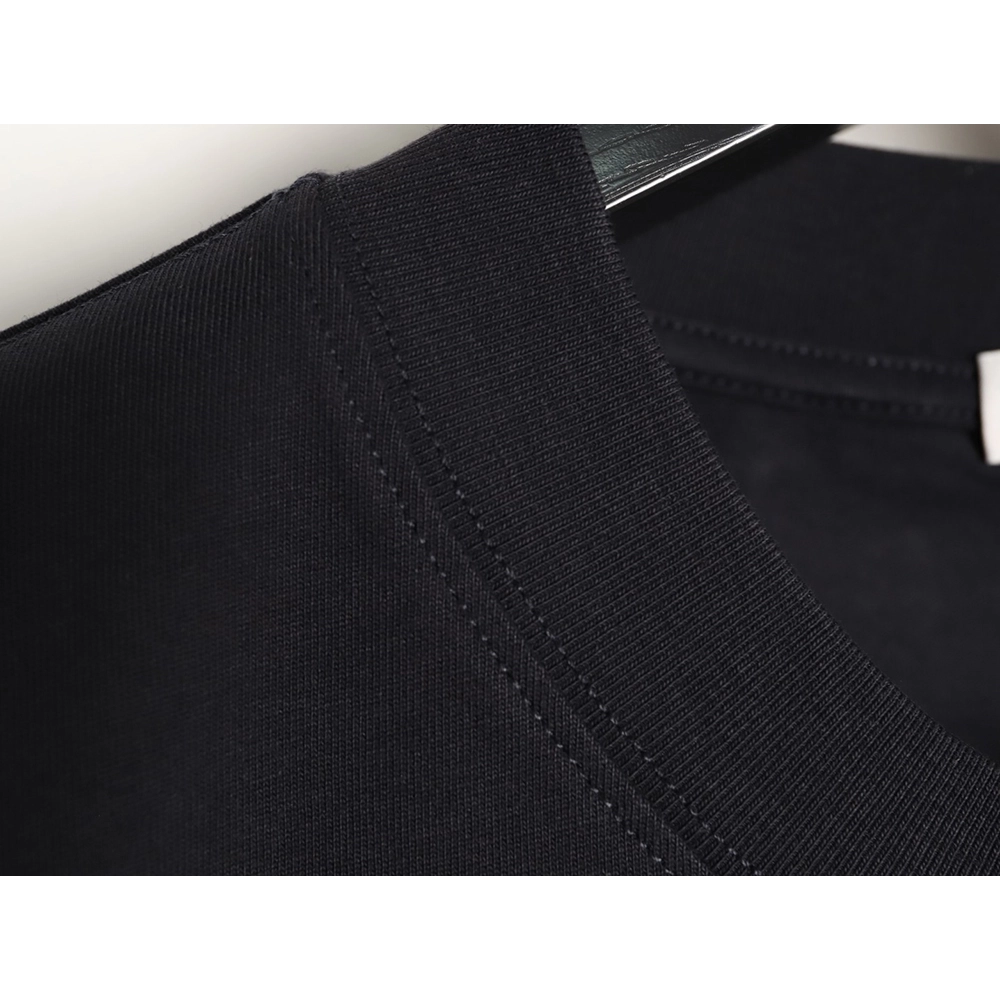 Burberry flocked warhorse embroidered knight shortsleeved Tshirt,Burberry T Shirt,Tshirt,APPAREL