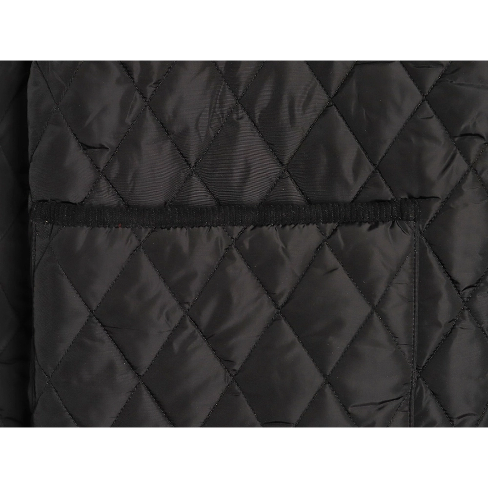 Burberry Corduroy Collar Pocket Quilted Check Cotton Jacket,Burberry Jacket,Jacket,APPAREL