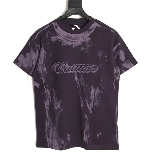 Louis Vuitton Overprint Illusion ShortSleeve TShirt,Louis Vuitton T Shirt,Tshirt,APPAREL