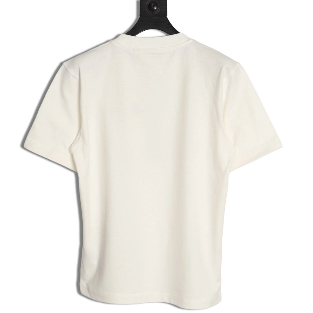 Burberry Equestrian Gold Embroidered Knight ShortSleeve TShirt,Burberry T Shirt,Tshirt,APPAREL