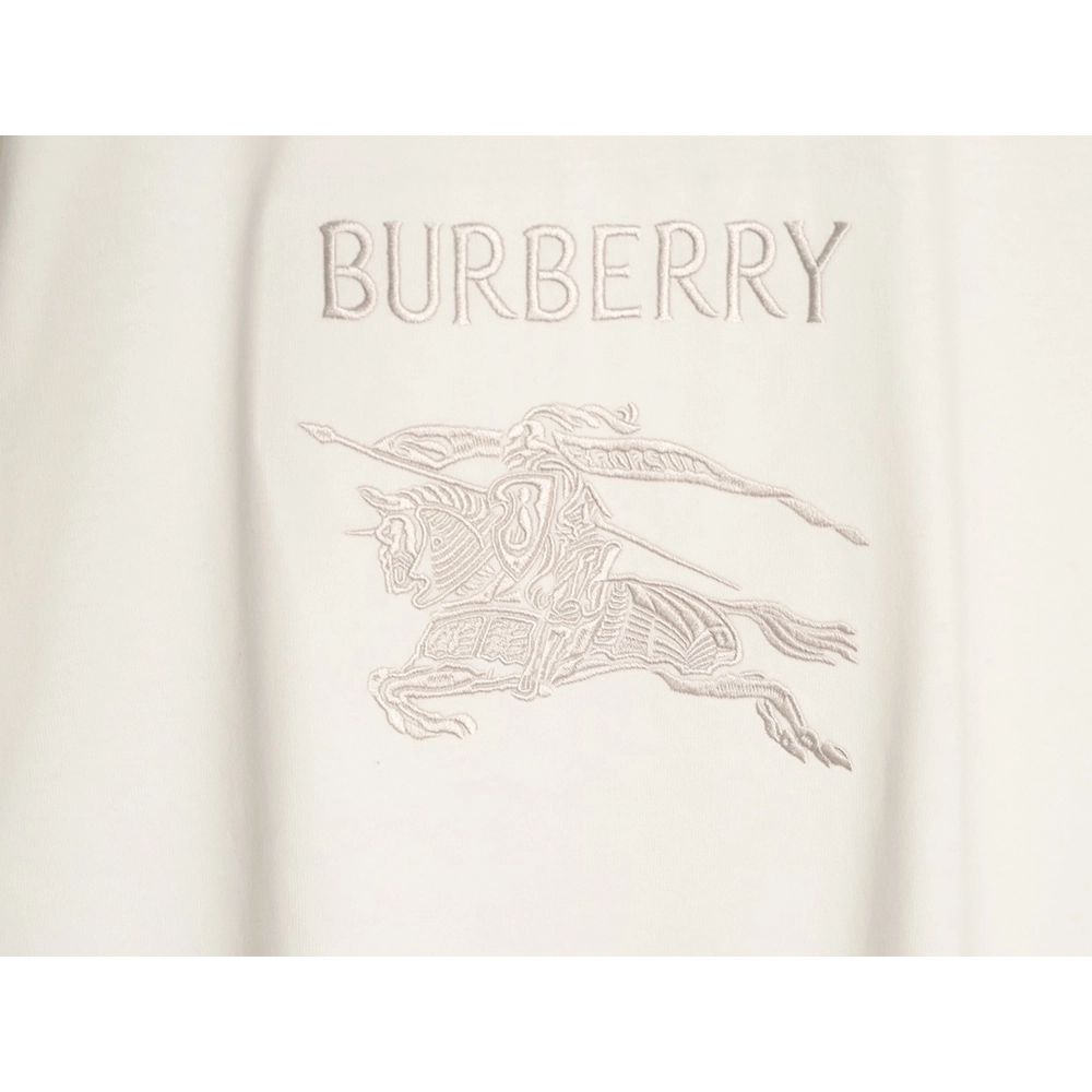 Burberry Equestrian Gold Embroidered Knight ShortSleeve TShirt,Burberry T Shirt,Tshirt,APPAREL