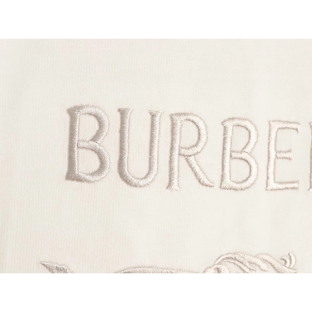 Burberry Equestrian Gold Embroidered Knight ShortSleeve TShirt,Burberry T Shirt,Tshirt,APPAREL