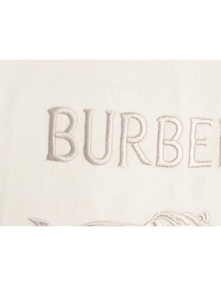Burberry Equestrian Gold Embroidered Knight ShortSleeve TShirt,Burberry T Shirt,Tshirt,APPAREL