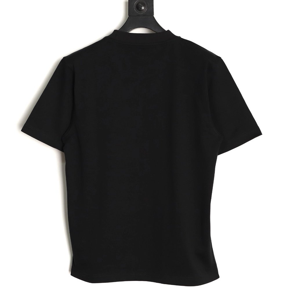 Burberry Equestrian Gold Embroidered Knight ShortSleeve TShirt,Burberry T Shirt,Tshirt,APPAREL