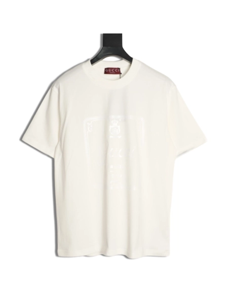 Gucci chest large print shortsleeved Tshirt,Gucci T Shirt,Tshirt,APPAREL