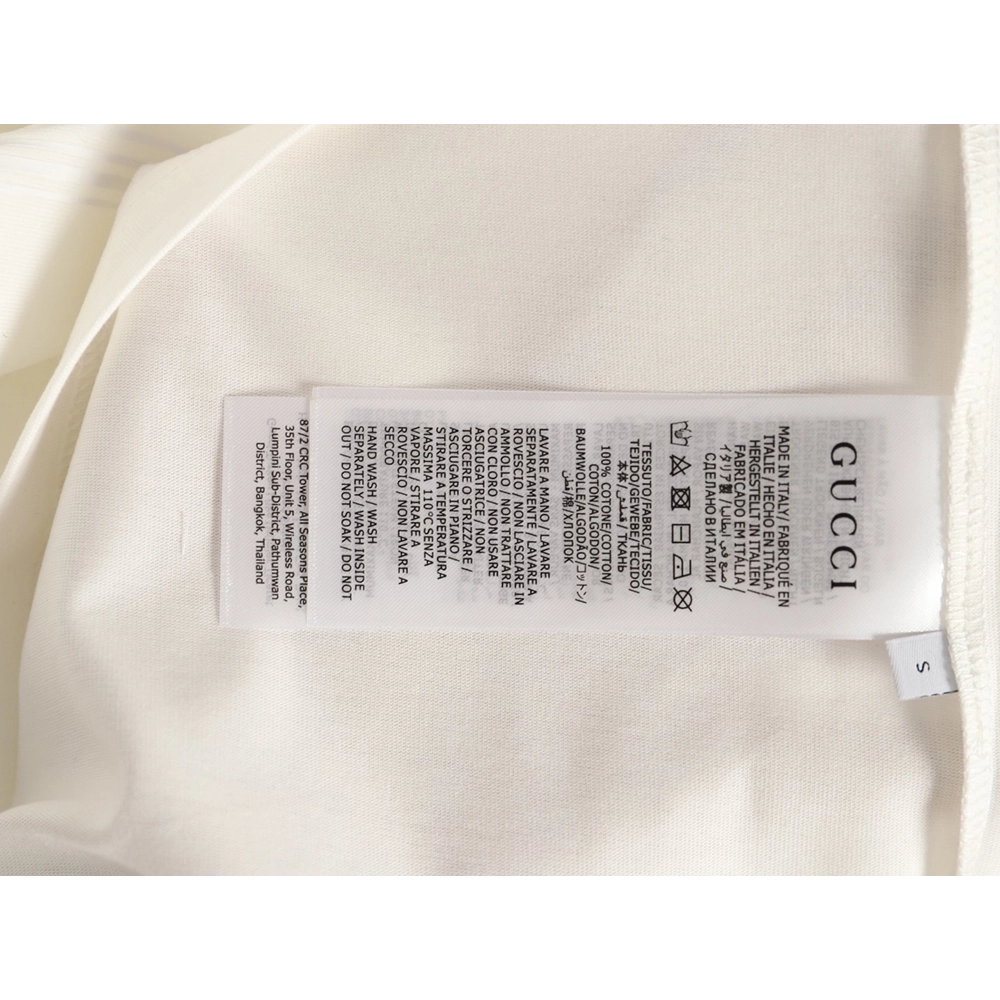 Gucci chest large print shortsleeved Tshirt,Gucci T Shirt,Tshirt,APPAREL